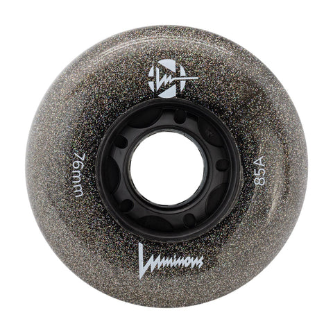 Luminous LED Inline Skate Wheels 76mm/85A - Night Sky - SOLD BY THE SINGLE WHEEL