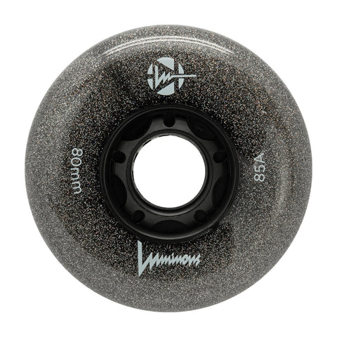 Luminous LED Inline Skate Wheels 80mm/85A - Night Sky - SOLD BY THE SINGLE WHEEL