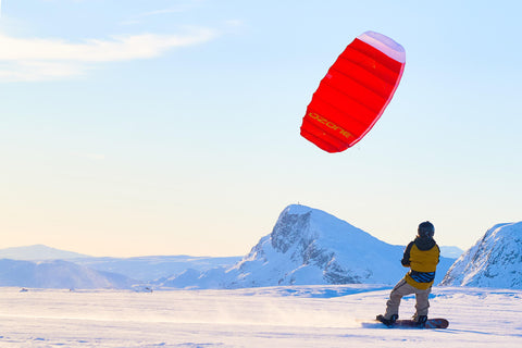Ozone Pure V1 Snowkite Complete Package with a Harness, Bar and Lines - Sale