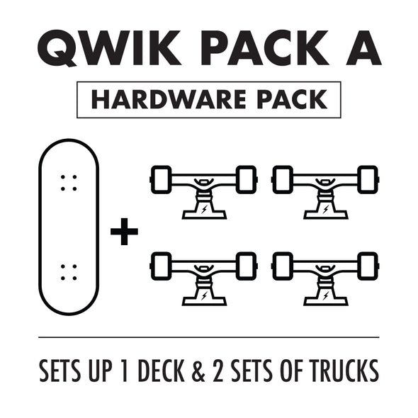 Qwiktruks - Skate Truck Quick Release System - Qwik Pack A