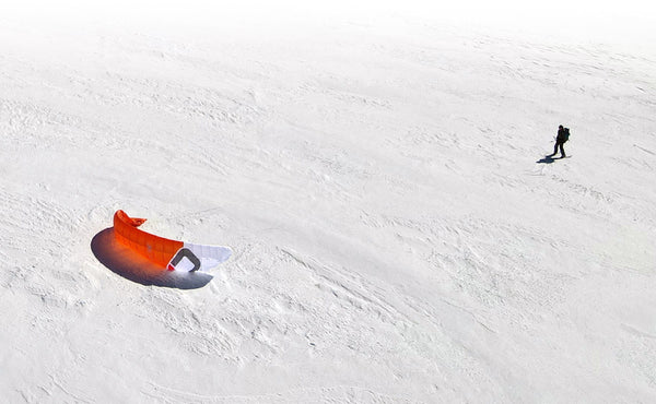 Ozone Explore V2 + compressor bag 8.0 sq m - Complete Kit with Contact Snow Bar V5 and Appropriate Lines - Lime/White - Sale