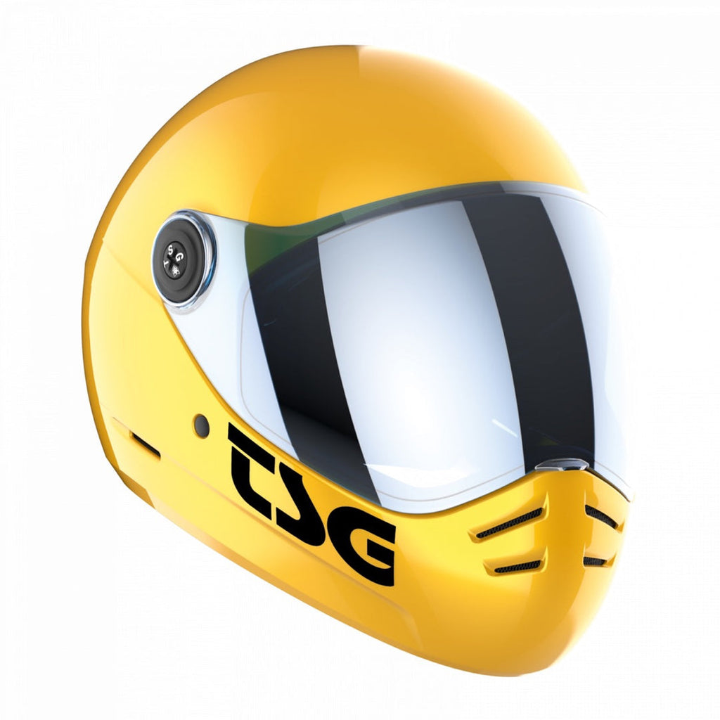 TSG PASS 2.0 (Gloss Goldrush) - Full Face Helmet + Bonus Visor
