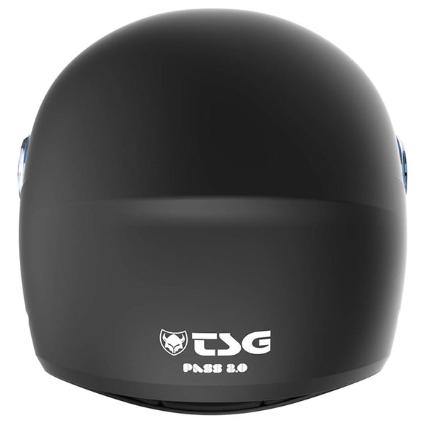 TSG PASS 2.0 (Satin Black) - Full Face Helmet + Bonus Visor
