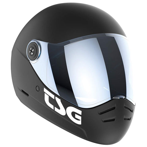 TSG PASS 2.0 (Satin Black) - Full Face Helmet + Bonus Visor