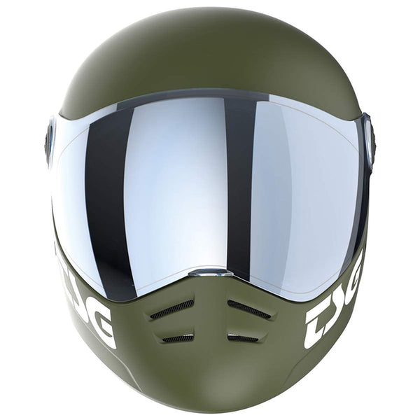 TSG PASS 2.0 (Satin Olive) - Full Face Helmet + Bonus Visor