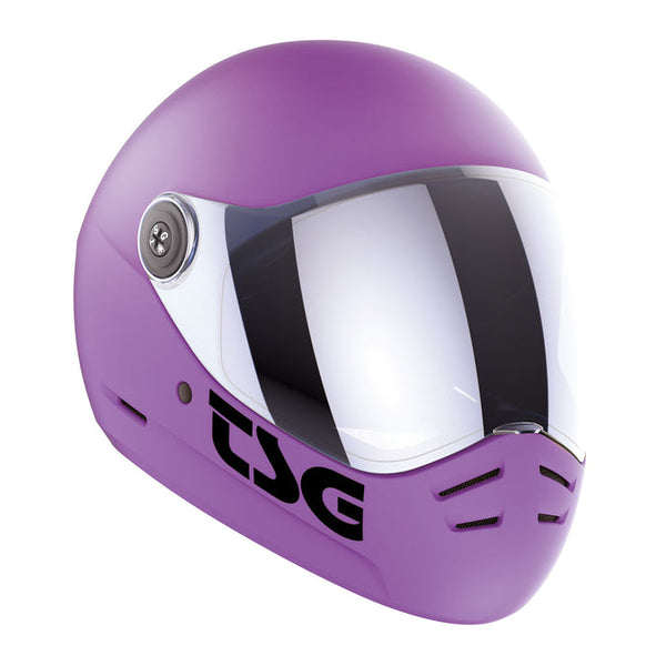 TSG PASS 2.0 (Satin Royal Liac) - Full Face Helmet + Bonus Visor