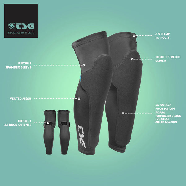 TSG - Knee-Sleeve Dermis Pro A - Knee Shin Combo Pads