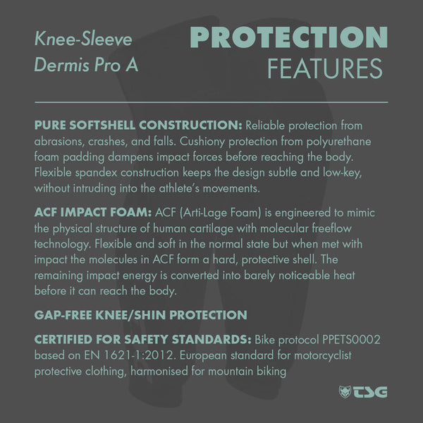TSG - Knee-Sleeve Dermis Pro A - Knee Shin Combo Pads