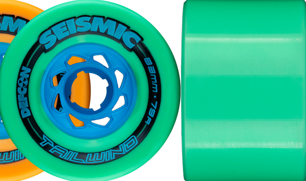 Seismic 83mm TAILWIND Wheels - Mint Defcon