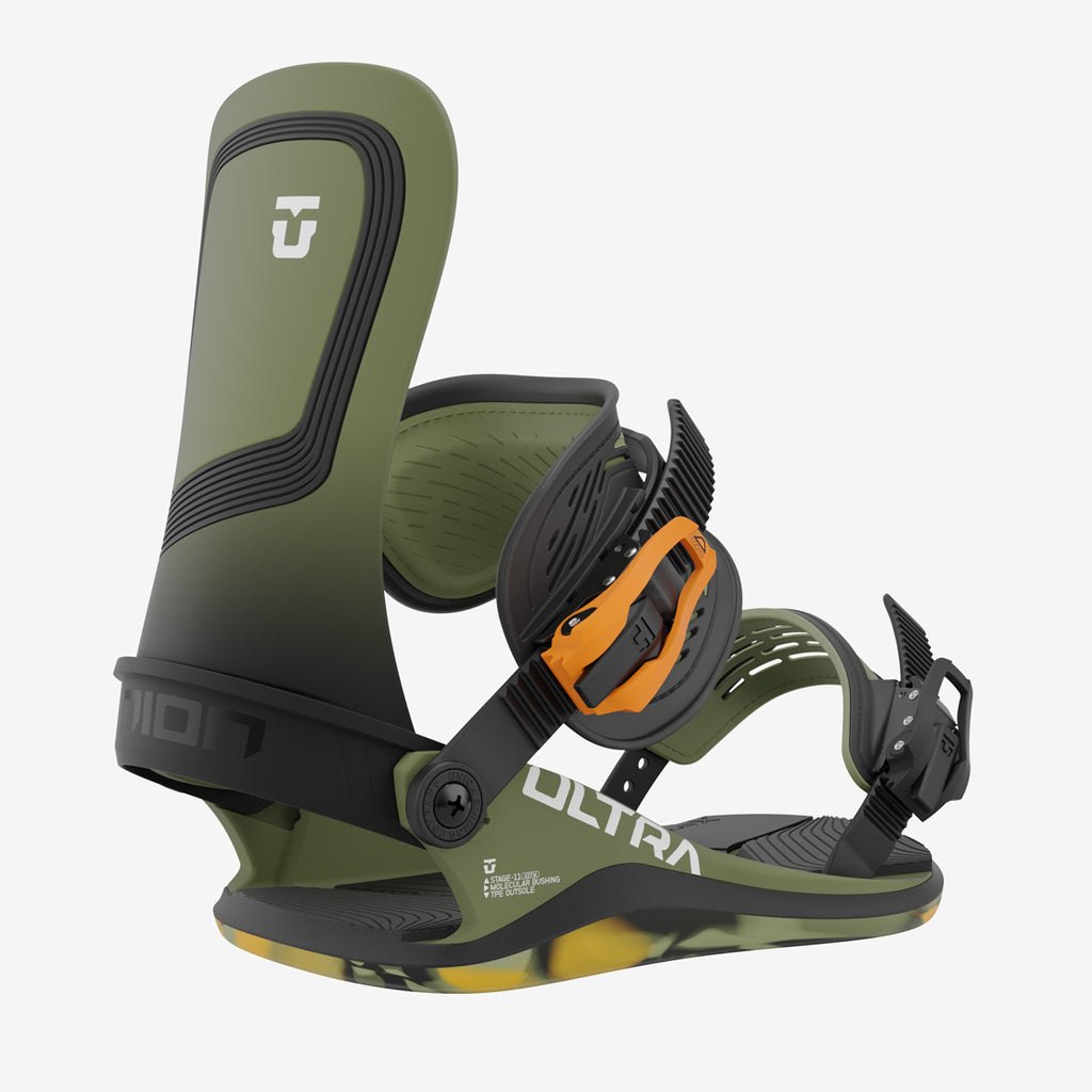 snowboard binding sizes union UNION Ultra Snowboard Bindings - Army Green 2024 - Size M Only
