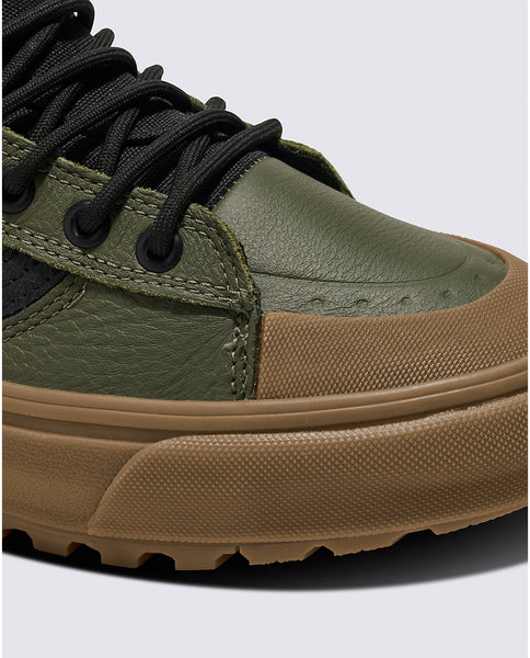 Vans MTE Sk8-Hi Waterproof Insulated Shoe - Grape Leaf Green / Gum Brown - Size 8.5m / 10.0w