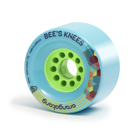 Orangatang Wheels Bee's Knees 90mm Blue 77a - 4 Pack