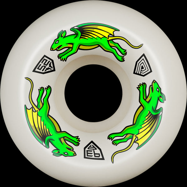 Powell Peralta Dragon Formula Nano Rats Skateboard Wheels 52mm x 30mm 93A 4pk