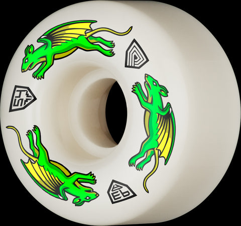 Powell Peralta Dragon Formula Nano Rats Skateboard Wheels 54mm x 34mm 93A 4pk