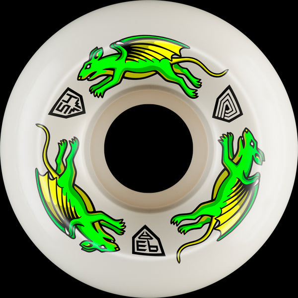 Powell Peralta Dragon Formula Nano Rats Skateboard Wheels 54mm x 39mm 93A 4pk