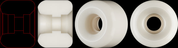 Powell Peralta Dragon Formula Nano Rats Skateboard Wheels 54mm x 39mm 93A 4pk