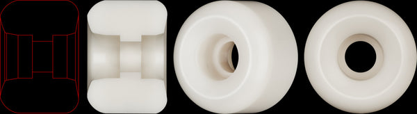 Powell Peralta Dragon Formula Nano Rats Skateboard Wheels 56mm x 39mm 97A 4pk