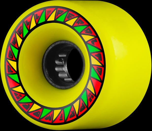Powell Peralta Primo Skateboard Wheels 66mm 82A 4pk Yellow