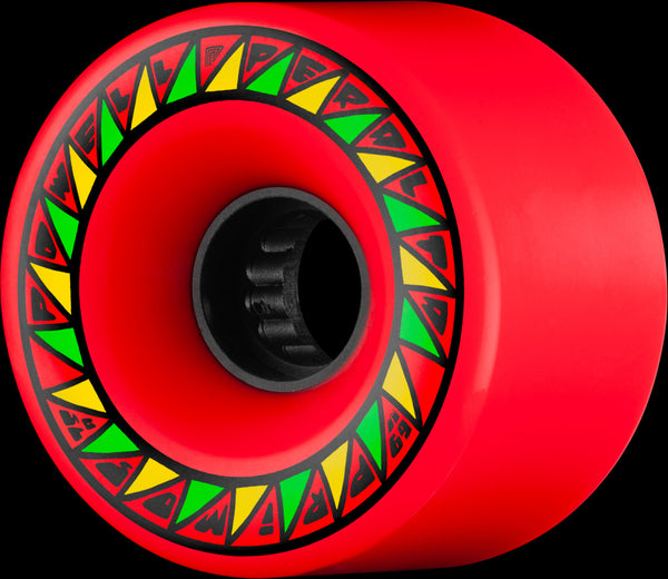 Powell Peralta Primo Skateboard Wheels 69mm 75a 4pk Red