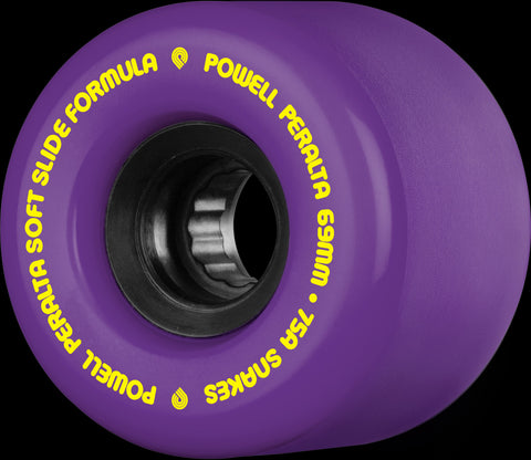 Powell Peralta Snakes Skateboard Wheels 69mm 75A 4pk Purple