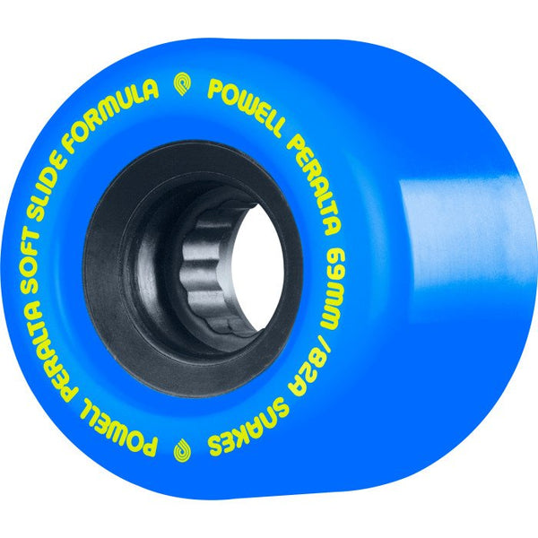 Powell Peralta Snakes Skateboard Wheels 69mm 82a - Blue - 4pk
