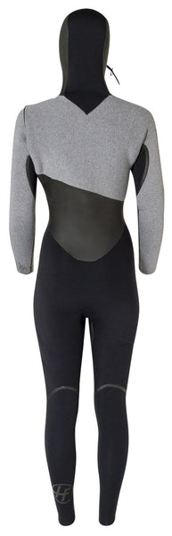 Hyperflex Vyrl CRYO Women's Frontzip Hooded Fullsuit - 6/5mm Winter Wetsuit - Sale