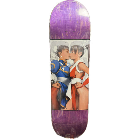 Hookups Official - Chun Li vs. Mai Skateboard Deck 8.5" Skateboard Deck