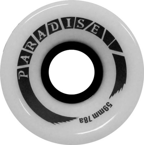 Paradise Cruiser Wheels - White 59mm 78a - Skateboard Wheels (Set Of 4) - Super Sale