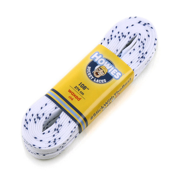 Howies White Waxed Skate Laces - 108'' - Crazy Clearance