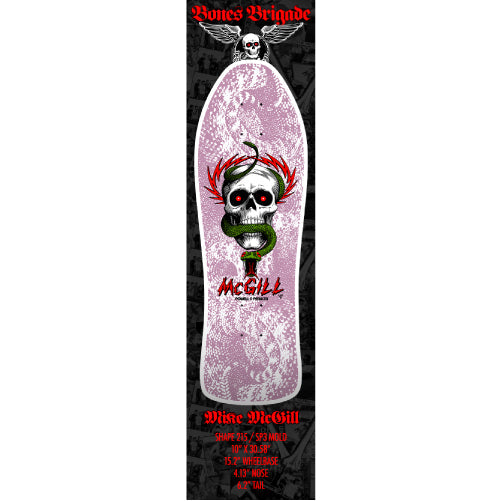 Powell Peralta Bones Brigade Series 15 MIKE MCGILL White Deck 10"