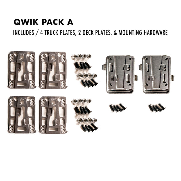 Qwiktruks - Skate Truck Quick Release System - Qwik Pack A