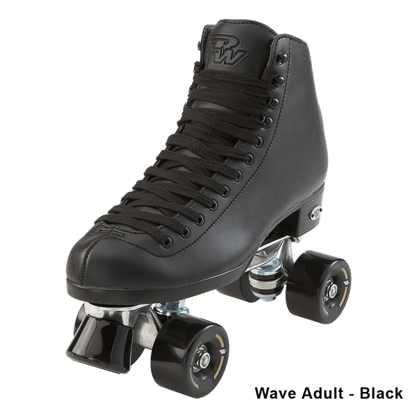 Riedell RW Wave Roller Skates Black - Super Sale