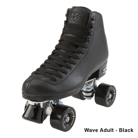 Riedell RW Wave Roller Skates Black - Super Sale