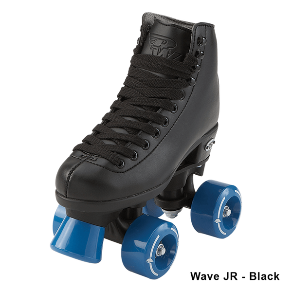 Riedell RW Wave Roller Skates Black - Super Sale