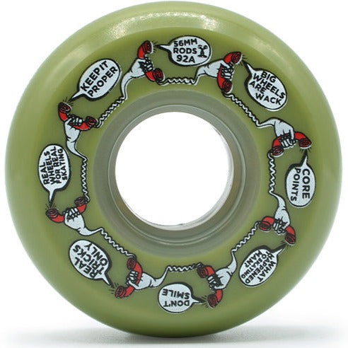 MUSHROOM BLADING 56mm 92a Rods - Set of 4