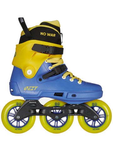 Powerslide Next 110 Limited Edition NO WAR Complete Skates - Size 36-37 Only - Super Sale