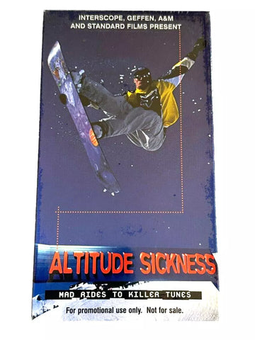Altitude Sickness Snowboarding Tom Burt Rob Zombie Primus RARE Promo VHS SEALED