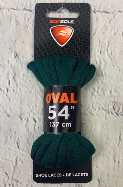 Sofsole - Athletic Oval Shoe Laces - Green 54 inch - Sale