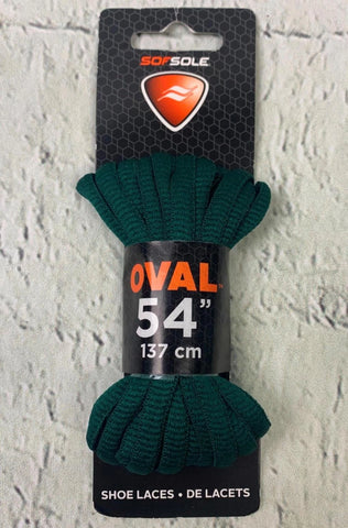 Sofsole - Athletic Oval Shoe Laces - Green 54 inch - Sale