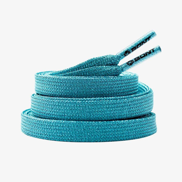Bont Shimmer Skate Laces 8mm - Misty Teal - Multiple Sizes