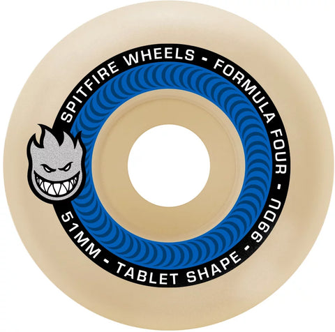 SPITFIRE FORMULA FOUR TABLETS SKATEBOARD WHEELS-99a