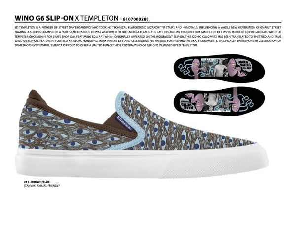 Emerica Templeton Wino G6 SlipOn 2025