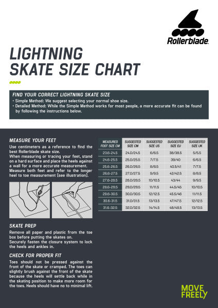 Rollerblade LIGHTNING Complete Skates - 2024