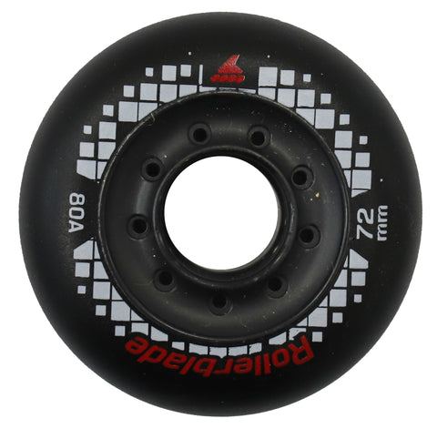 Rollerblade Apex 72mm/80a Replacement Wheels 4-Pack