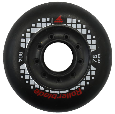 Rollerblade Apex 76mm/80a Replacement Wheels 4-Pack