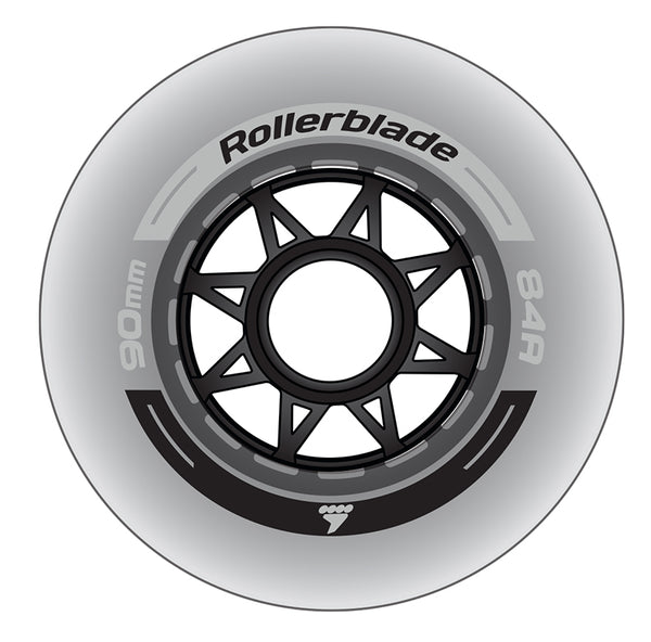 Rollerblade Wheels 90mm/84A XT - 8 Pack 2023 - Sale