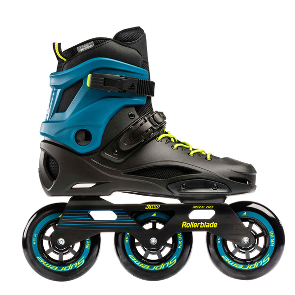 Rollerblade RB 110 3WD Black/Blue - RB110 BKBL Skates - Super Sale