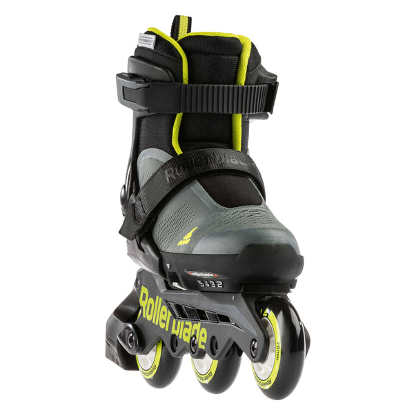 Rollerblade Microblade Free 3WD Junior Skates- Anthracite/Lime - Microbladejr Free Anli