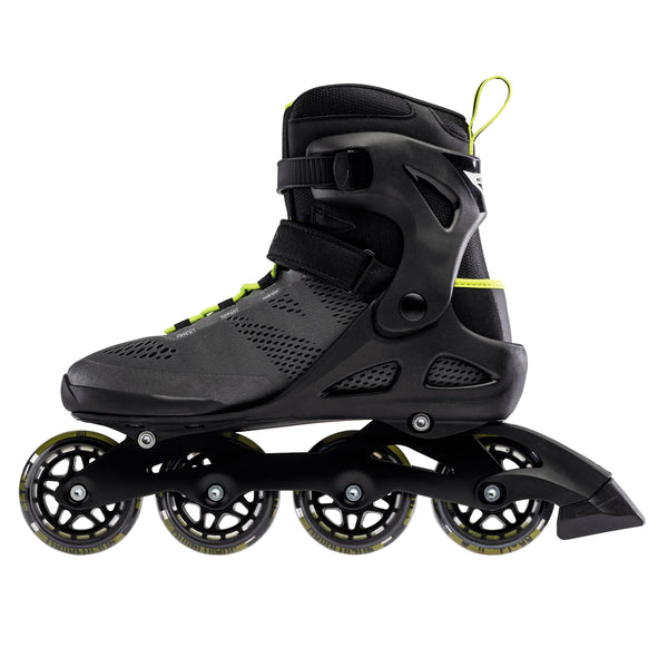 Rollerblade Macroblade 80 Inline Skates - Black/Lime 2021 - Size 8 or 9 Only - Super Sale