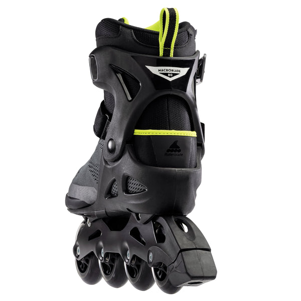 Rollerblade Macroblade 80 Inline Skates - Black/Lime 2021 - Size 8 or 9 Only - Super Sale